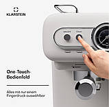 Кавоварка Klarstein Espressionata Evo 19 бар – стильна еспресо-машина, фото 2