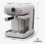 Кавоварка Klarstein Espressionata Evo 19 бар – стильна еспресо-машина, фото 4