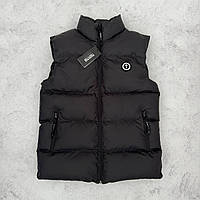 Тепла жилетка на блискавці без капюшона з написом на спині S M L XL XXL Туреччина