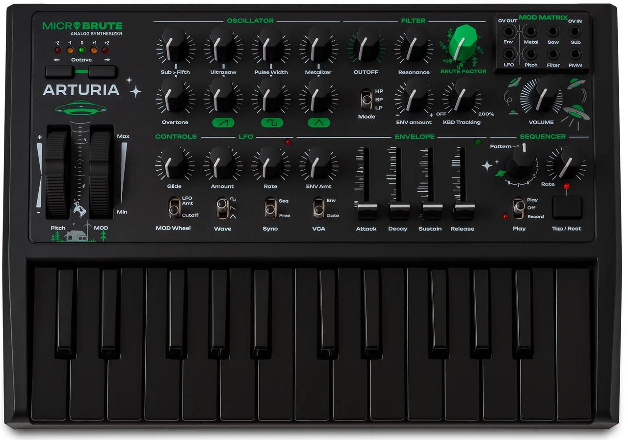 Синтезатор Arturia MicroBrute UFO Edition, фото 1