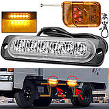 Дистанційний (ДУ) блок керування автомобільними ДХО або габаритами, двоканальний з ефектом стробоскопа, фото 4