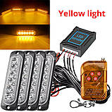 Дистанційний (ДУ) блок керування автомобільними ДХО або габаритами, двоканальний з ефектом стробоскопа, фото 2