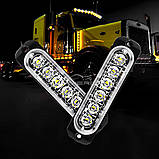 Дистанційний (ДУ) блок керування автомобільними ДХО або габаритами, двоканальний з ефектом стробоскопа, фото 9