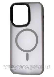 Чохол Matte Insane Case MagSafe iPhone 15 Pro (gray)