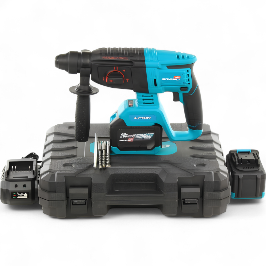 Перфоратор акумуляторний GRAND ПА-20/26BL (2 акум. 20В, 6 А/год, Безщітковий, ЧЕХІЯ)