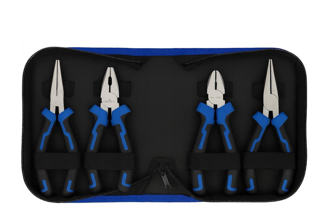 Набір універсальних плоскогубців 4 од. Falon-Tech FT4404, фото 1