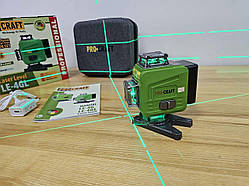 Лазерний рівень Procraft LE-4GL (зелений промінь)