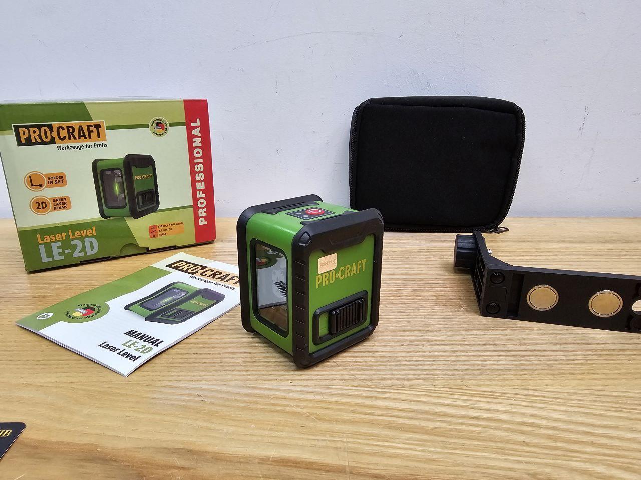 Лазерний рівень Procraft LE-2D, фото 1