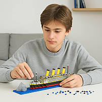 Конструктор Титанік 1939 деталей — легендарний корабель-лайнер, фото 2