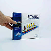 Конструктор Титанік 1939 деталей — легендарний корабель-лайнер, фото 6