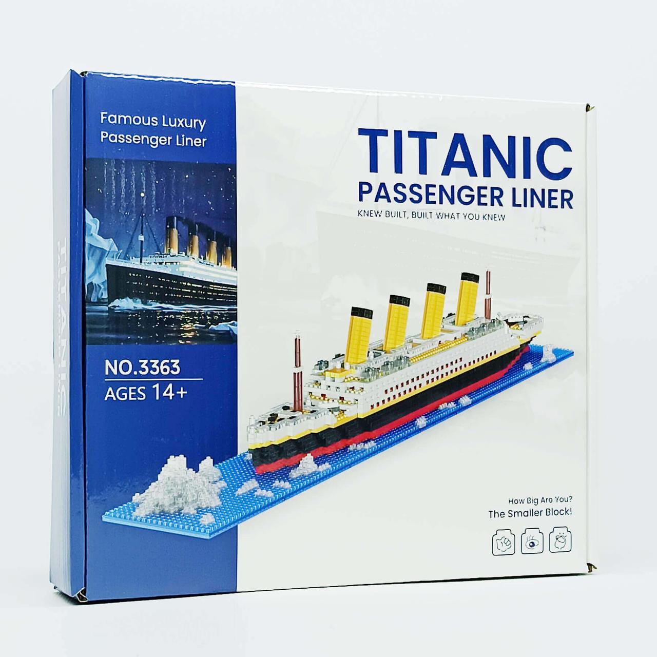 Конструктор Титанік 1939 деталей — легендарний корабель-лайнер, фото 1