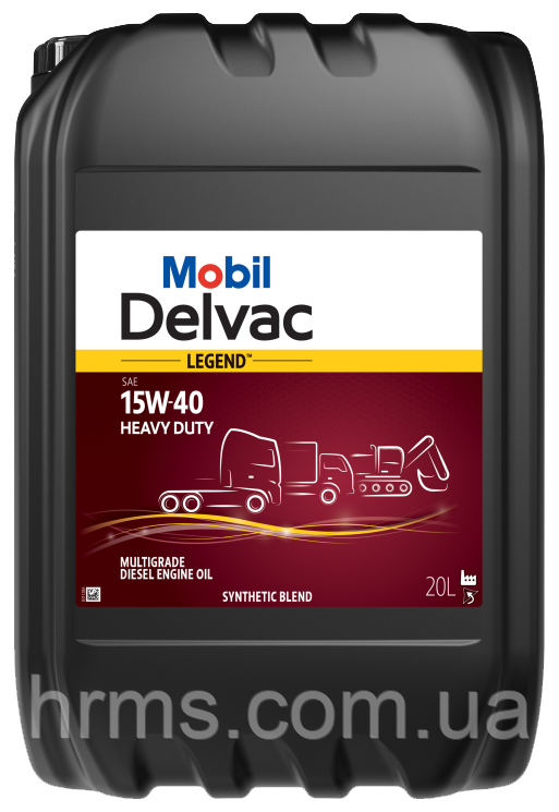 Моторна олива Mobil Delvac Legend 15W40 Heavy Duty каністра 20 л Мобіл Делевак супер 1400 15в40