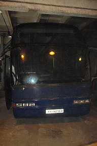 Изготовление и замена лобового стекла на автобусе Scania Atlas Ayats в Никополе (Украина) 27