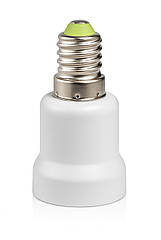 Перехідник з цоколя E27 на E14 | адаптер для ламп і світильників