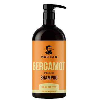 Чоловіча шампунь для всіх типів волосся Barber Blend Bergamot, 1000 мл (1723)