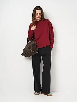 Лонгслів жіночий Бордо S/M