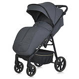 Коляска дитяча прогулянкова FIJI ME 1113-2 Gray Matt — легка, компактна та з глибоким спальним місцем., фото 2