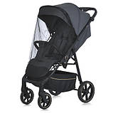 Коляска дитяча прогулянкова FIJI ME 1113-2 Gray Matt — легка, компактна та з глибоким спальним місцем., фото 3