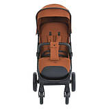 Прогулянкова коляска дитяча FIJI ME 1113-2 Ginger Orange з великим капюшоном і амортизацією, фото 9