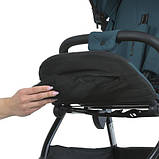 Дитяча прогулянкова коляска книжка ME 1113-2 FIJI Lagoon Blue — стиль і зручність, фото 4