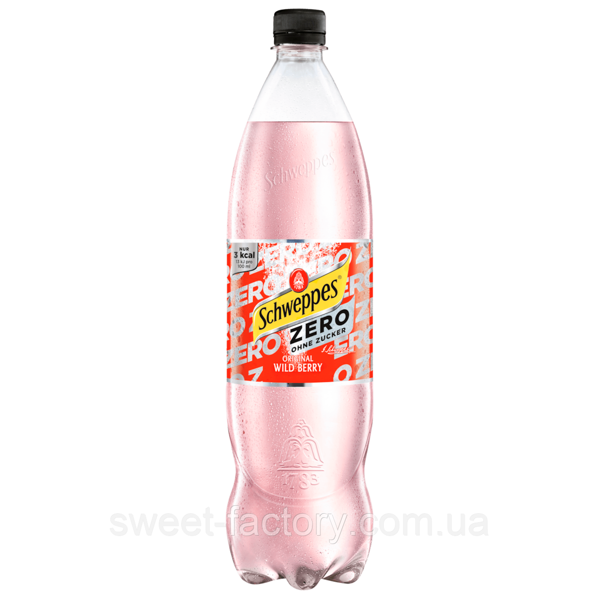 Швепс Schweppes Wild Berry Zero Sugar 1250ml, фото 1