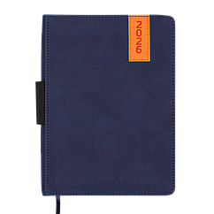 Щоденник датований 2026 VERONA, A5, штуч. шкіра/поролон