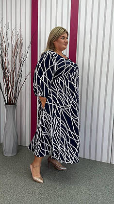 Повсякденне плаття вільного крою "Міраж" великого розміру 70-72, фото 3