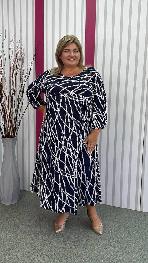 Повсякденне плаття вільного крою "Міраж" великого розміру 70-72, фото 1