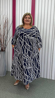 Повсякденне плаття вільного крою "Міраж" великого розміру 70-72, фото 2
