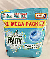 Fairy Non Bio pods капсули гіпоалергенні для прання для дитячих речей 3-х компонентні 58 штук