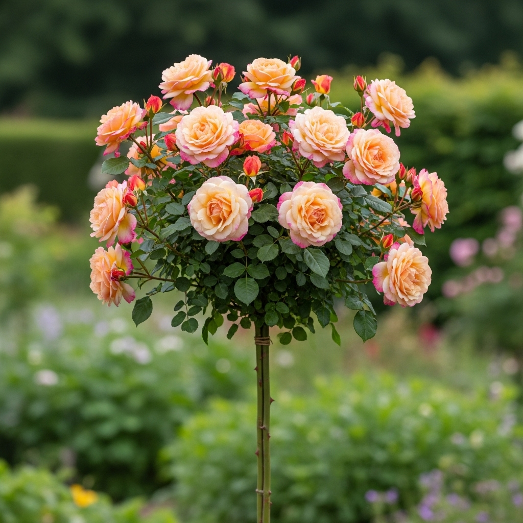 Саджанці англійської троянди Констанс на штамбі (Rose Constance), фото 1