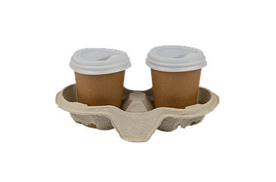 Тримач для 2-х стаканів (підстаканник), картонний підстаканник на 2 стакани