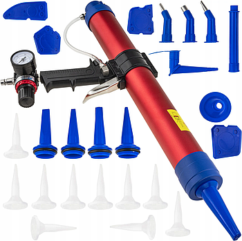 Пневматичний пістолет для герметика, клею, силікону 600 мл Falon-Tech FT3315