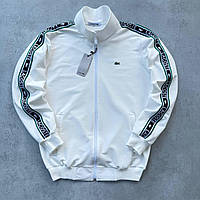 Спортивна кофта чоловіча на блискавці двонитка Туреччина лакосту S M L XL XXL