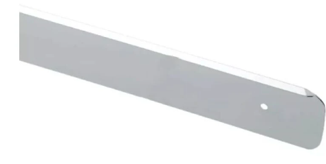 Заглушка 38мм одностороння Р=6 права срібло, фото 1