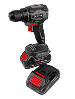 Акумуляторний шурупокрут FORTE CDR-21B (2АКБ, 21В, ЗП)