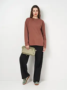 Лонгслів жіночий Шоколад L/XL