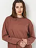 Лонгслів жіночий Шоколад L/XL, фото 2