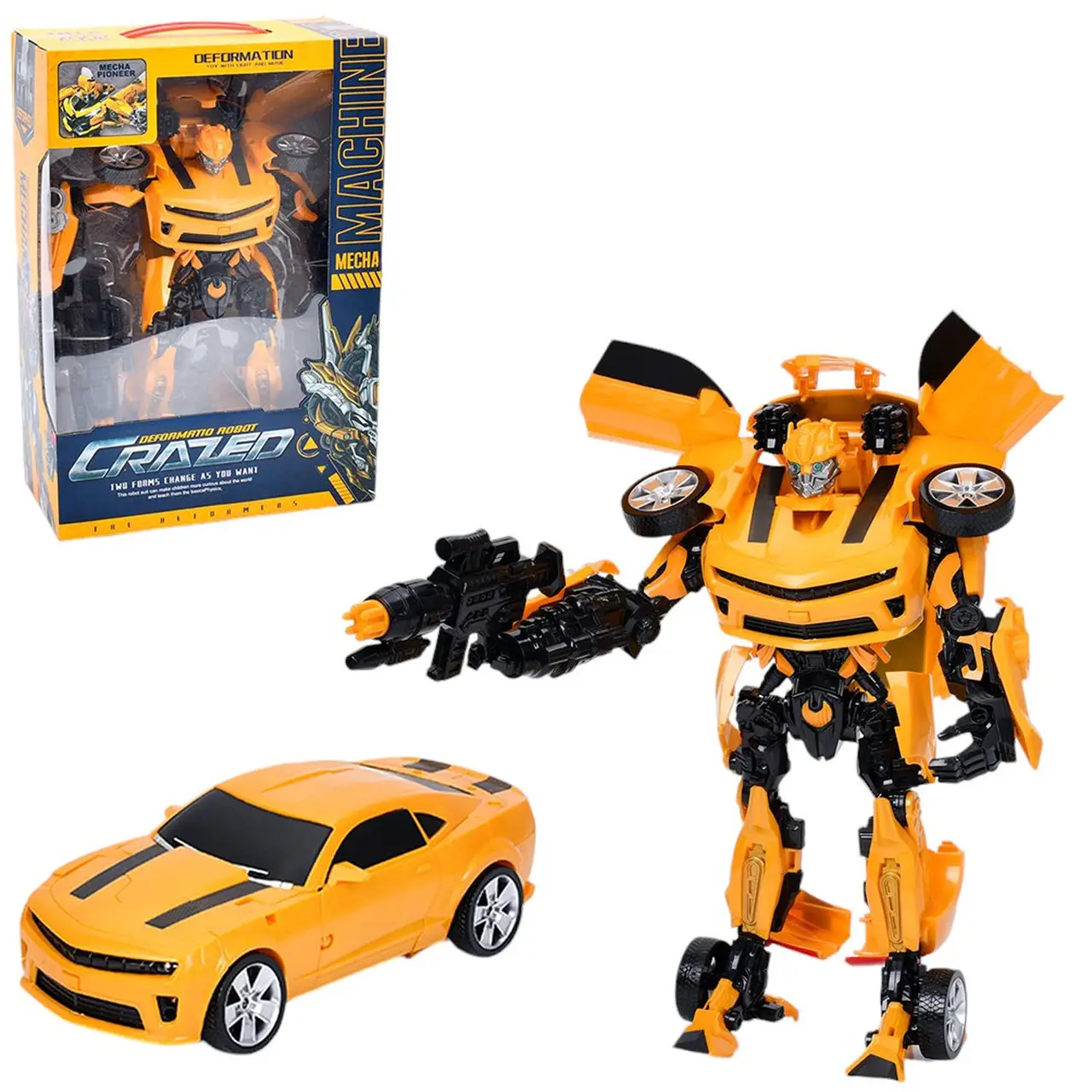 Робот трансформер автобот Бамлбі BumbleBee, 36см, W8826A, фото 1