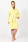 Халат дитячий для дівчаток 7-8 років бавовняний Тм Nusa Туреччина жовтий