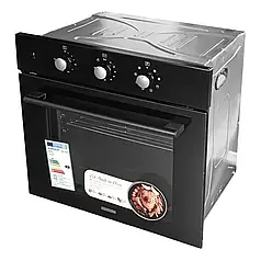 Електродуховка 8 програм Grunhelm GDG 290 BG електрична духовка для кухні