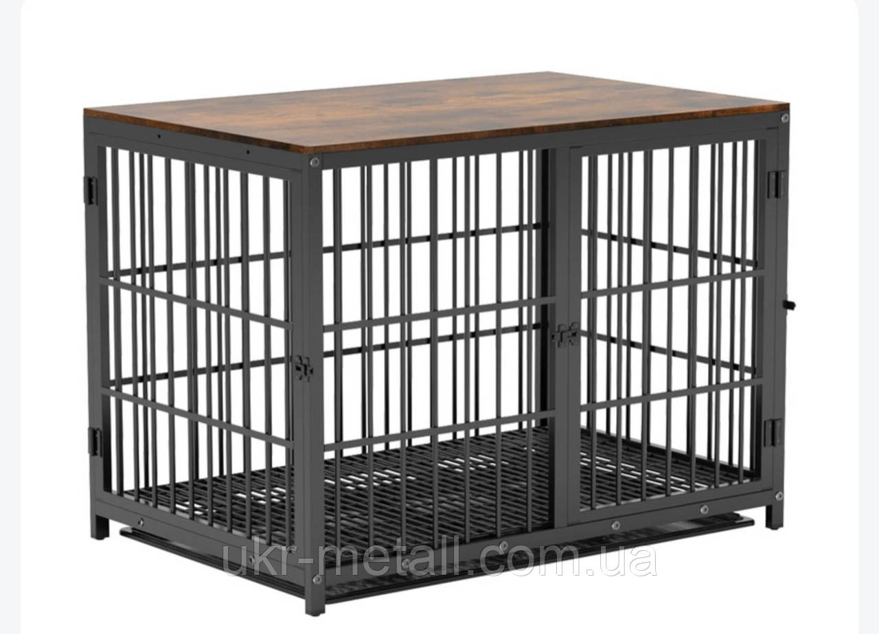 Металевий вольєр для домашніх собак у квартиру/будинку, фото 1