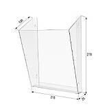 Лоток настінний EKOSTAR А4 вертикальний, фото 3