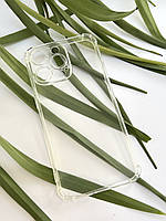 Протиударний прозорий чохол-накладка для iPhone 14 Pro Max / Силіконовий бампер для Айфон 14 Про Макс (З бортиками)