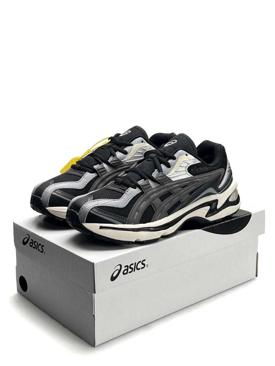 Чоловічі кросівки Asics Gel-Preleus GTX Black Grey Silver Чорні з сірим Асікс Гель Преліус текстиль Гор Текс термо Еврозима, фото 1