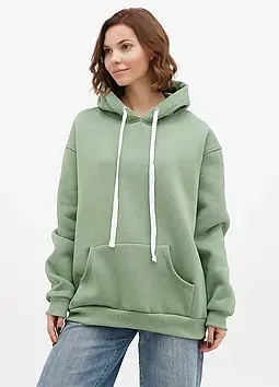 Худі жіноче оверсайз на флісі UNI 02 L/XL - 46/52 Фісташка