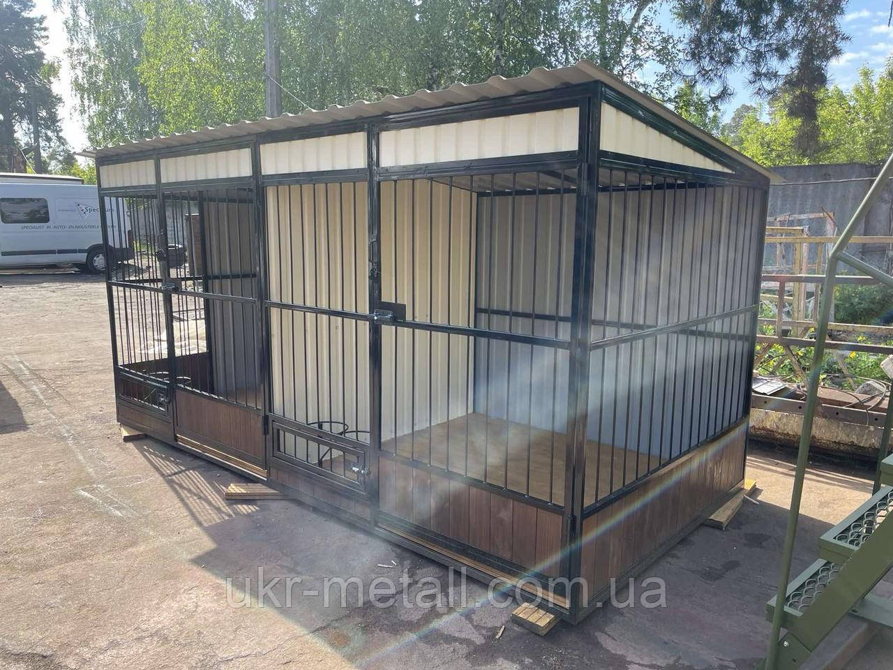 Вол'єр для двох собак 4×2 метри, фото 1