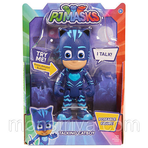 Пі джей маски Герої в масках-Pj Masks Фігурка Кетбой — говорить, фото 1