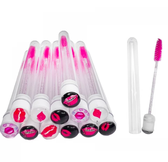 Щіточка для вій у тубусі колбе губи, фото 1