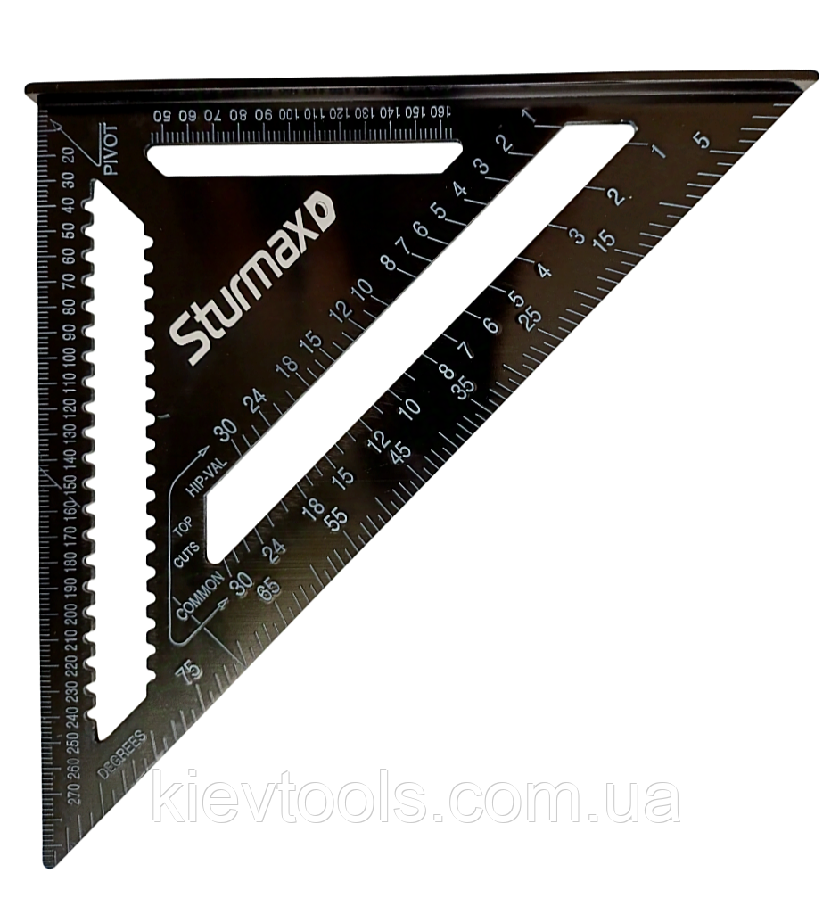 Алюмінієвий косинець кутник "Swanson" (304 мм) ТМ Sturmax